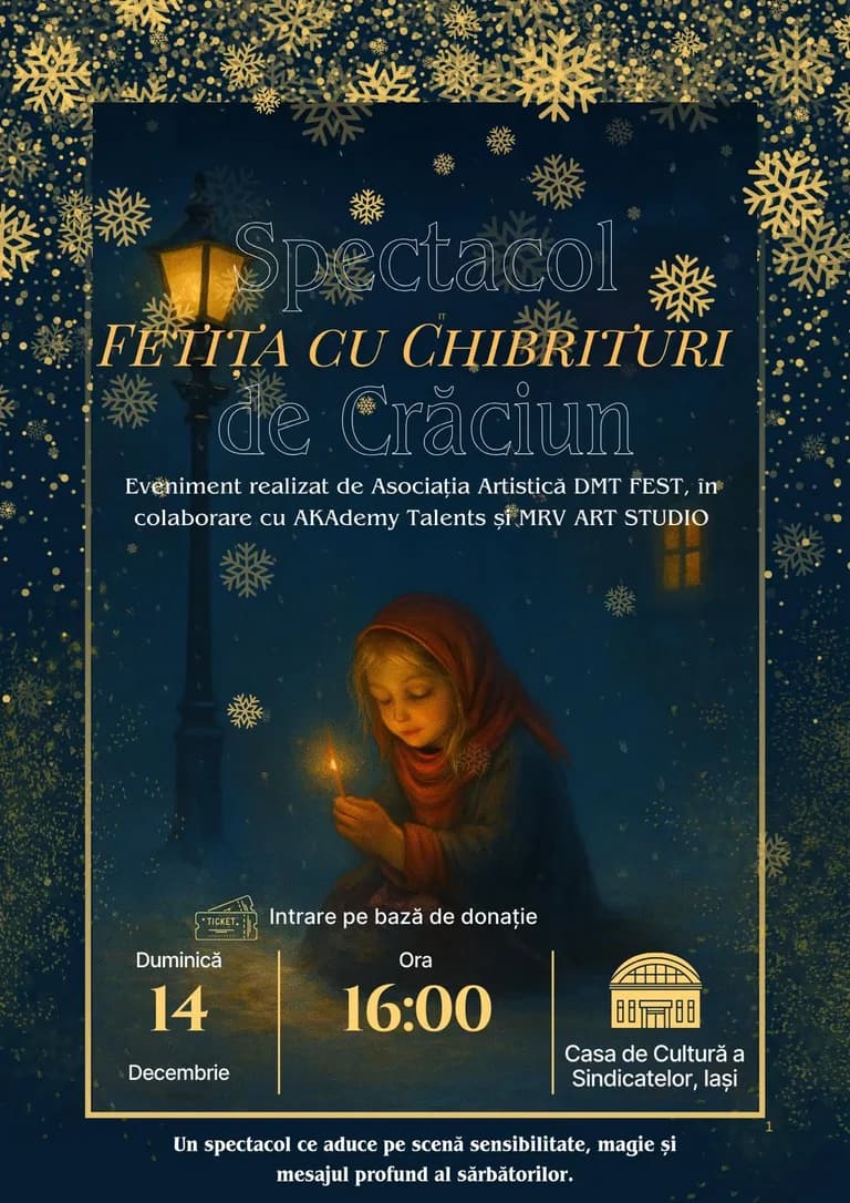 Spectacol de Crăciun – Fetița cu Chibrituri 